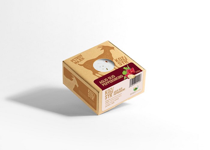 Čerstvý kozí syr aglio